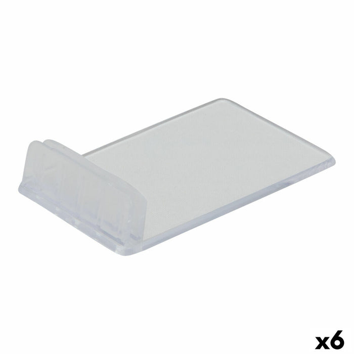Suport Securit Insignă Transparent Set 1 x 4 cm 10 Unități