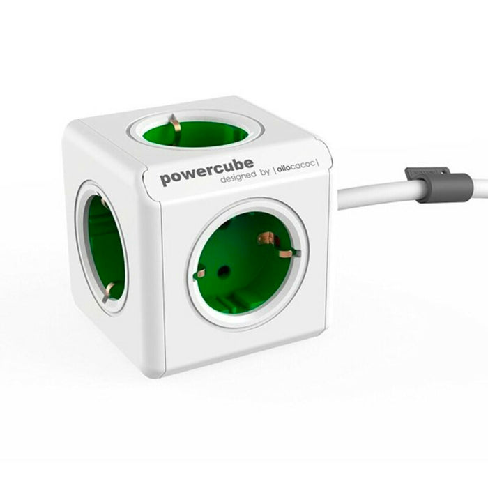 Placă de Circuit Puncte de Conectare Cub Allocacoc Power Cube 5 100-250V 13-16A Alb