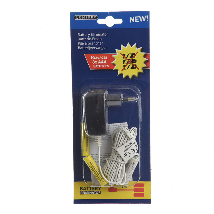 Eliminător de baterii Lumineo 3 x AAA Interiori 4,5 V