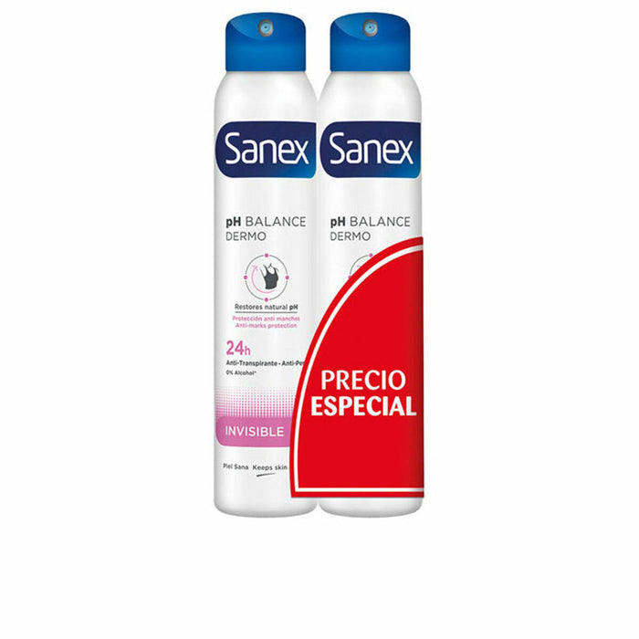 Deodorant Spray Sanex Invisible 2 Unități 200 ml