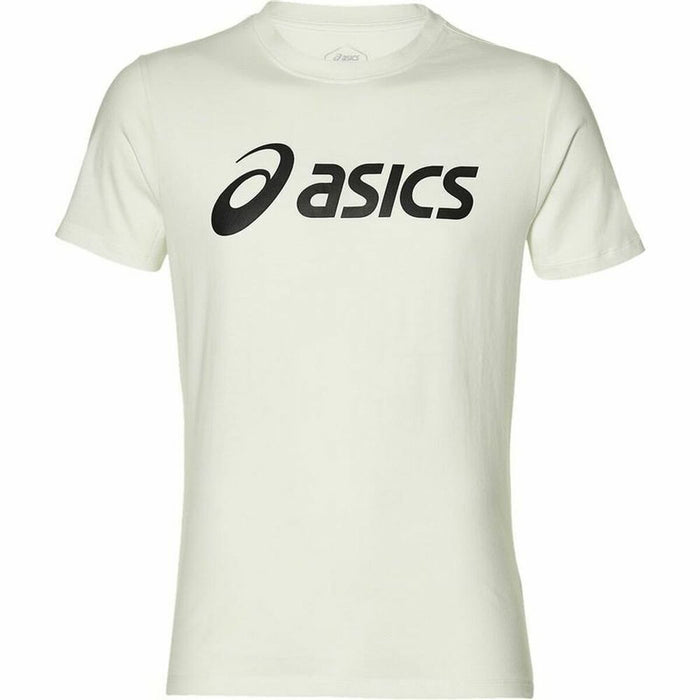 Tricou cu Mânecă Scurtă Bărbați Asics Big Logo Alb