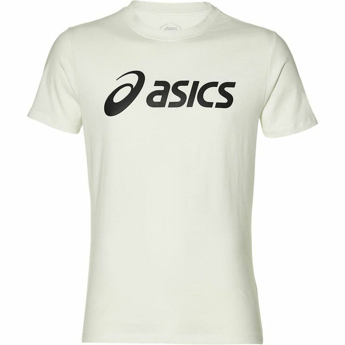 Tricou cu Mânecă Scurtă Bărbați Asics Big Logo Alb
