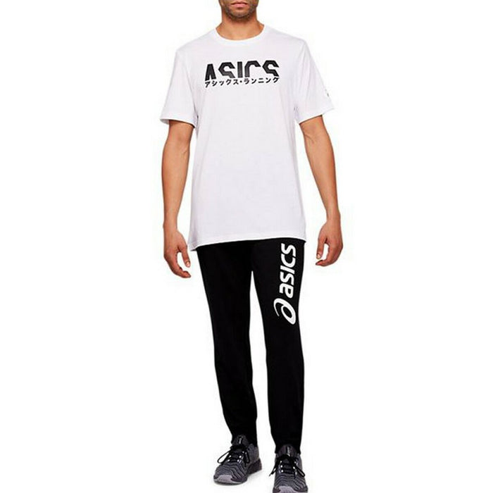 Tricou cu Mânecă Scurtă Bărbați Asics Katakana Alb