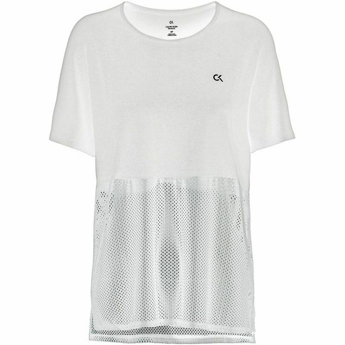 Tricou cu Mânecă Scurtă Femei Calvin Klein Tank Alb
