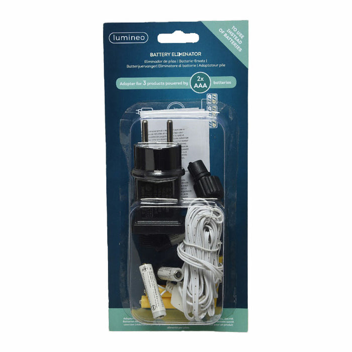 Eliminător de baterii Lumineo 2 x AAA Interiori