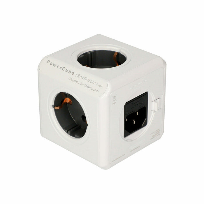 Adaptor universal pentru priză, de voiaj Allocacoc PowerCube Alb