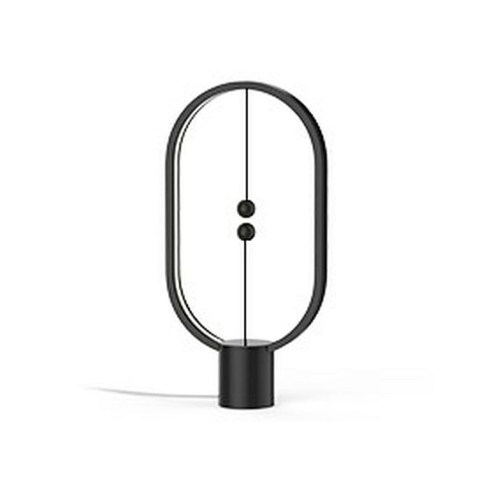 Lampă de masă Allocacoc Heng Balance Ellipse Negru Plastic 23 x 36 x 16 cm