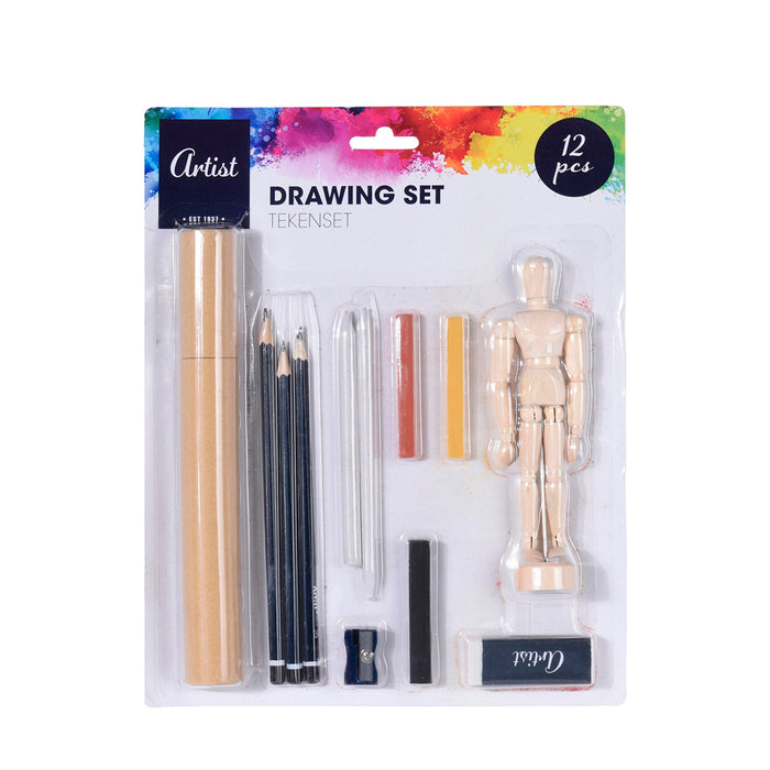 Set pentru desen Artist (12 Pcs)