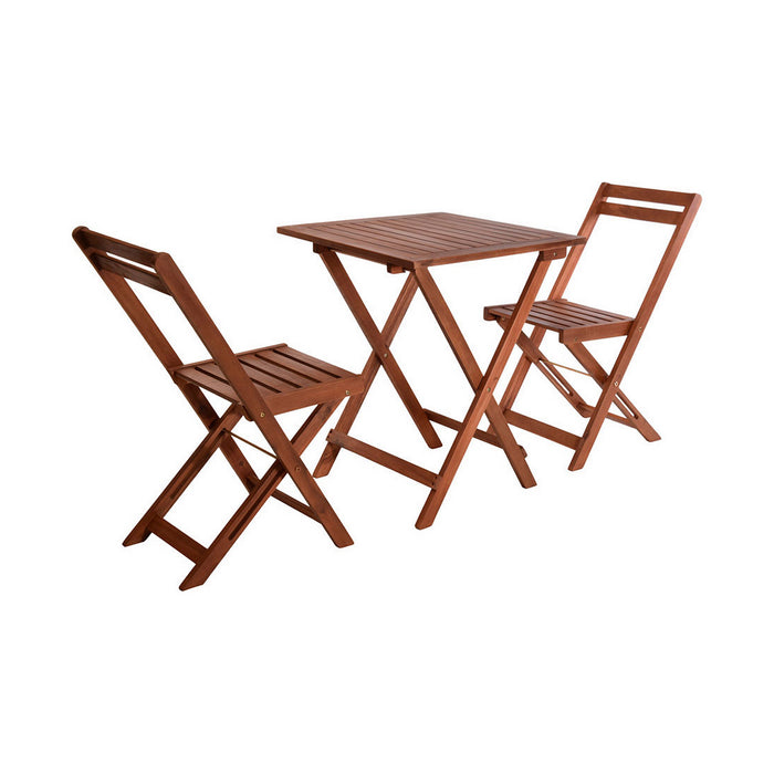 Set de Masă cu 2 Scaune EDM Lemn de salcâm