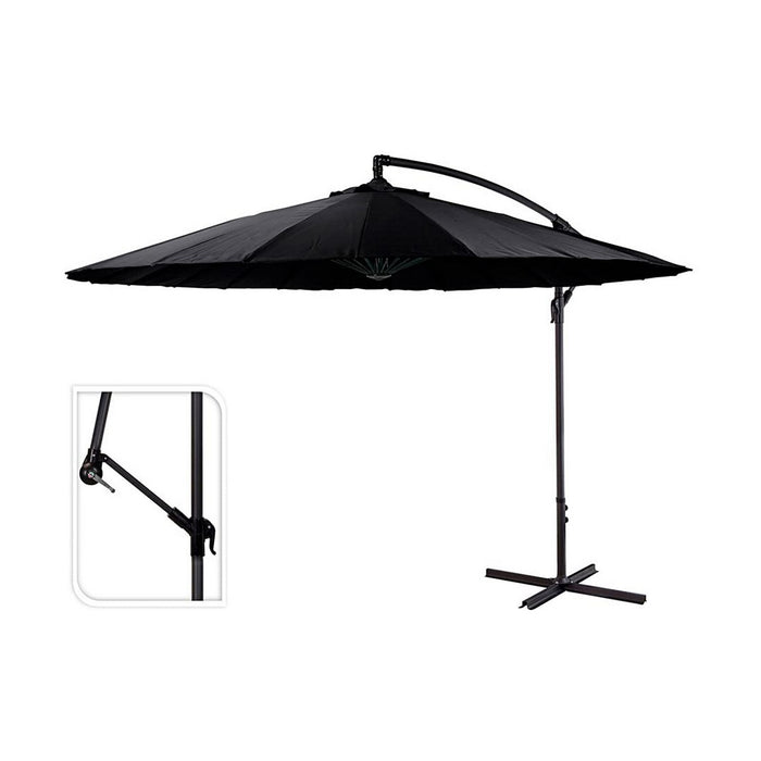 Farfurie pentru ghiveci Ambiance Negru Metal Aluminiu