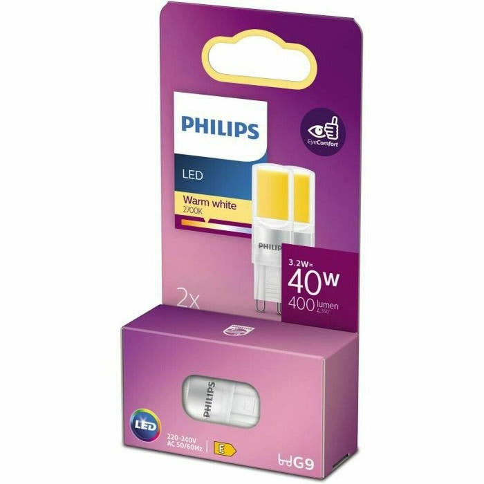 Bec LED Philips Capsule 40 W G9 (2 Unități)