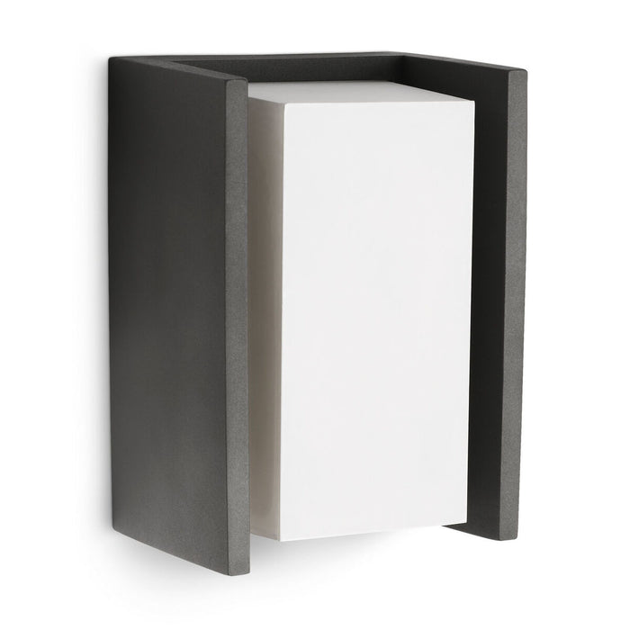 Lampă de perete Philips Bridge 970 Lm Antracit Gri închis Oțel inoxidabil Aluminiu 15 W E27