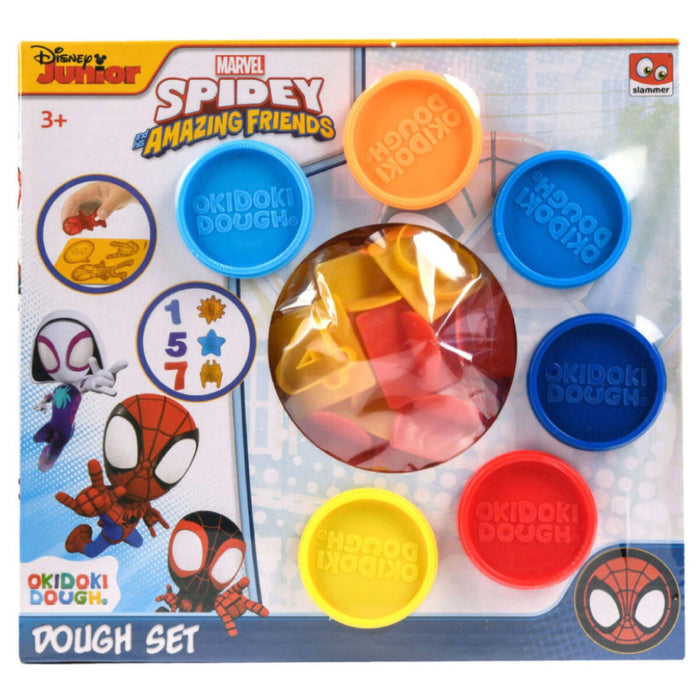 Set pentru Lucru Manual Spidey Matrițe pentru plastilină Plastilină