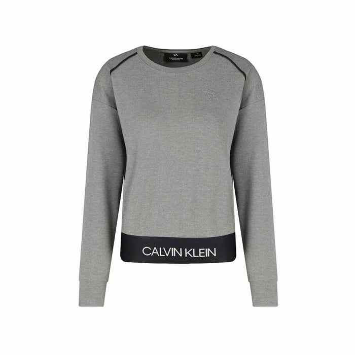 Hanorac fără Glugă Femei Calvin Klein Gri deschis