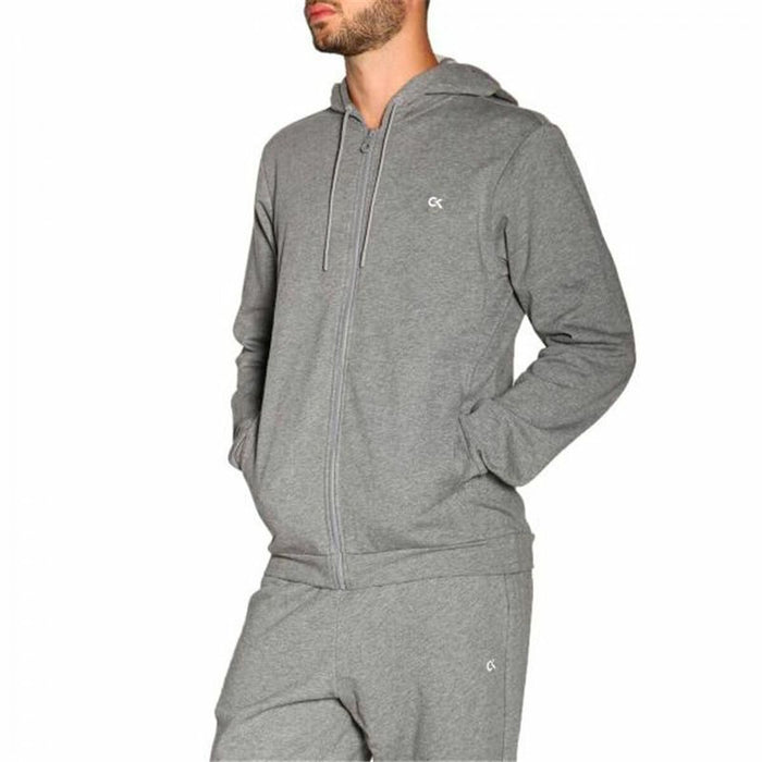 Jachetă Sport de Bărbați Calvin Klein Billaboard Fz  Gri închis
