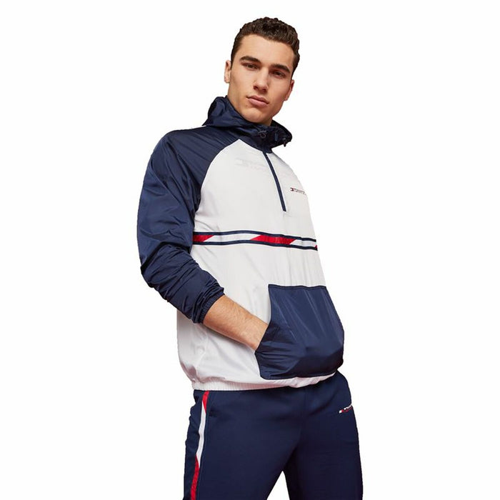 Jachetă Sport de Bărbați Tommy Hilfiger Colour-Blocked Albastru închis