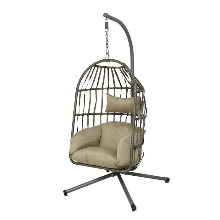 Fotoliu de grădină suspendat Decoris nido 840880 răchită Fier