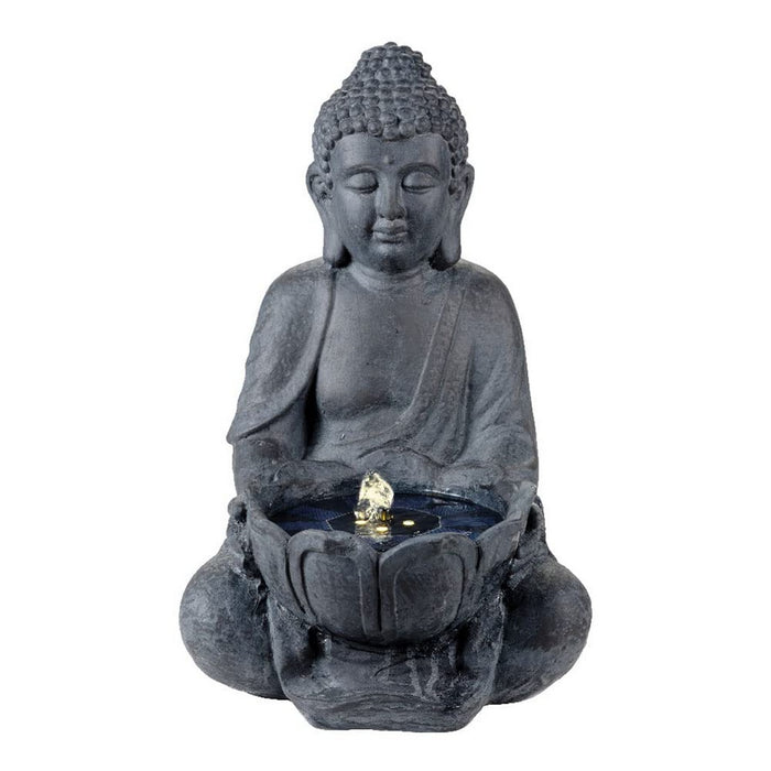 Fântână de Grădină Lumineo Buda Rășină (29,5 x 28 x 45 cm)