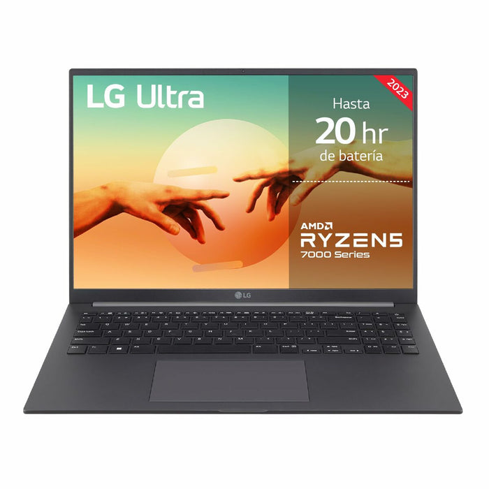 Laptop LG Ultra 16U70R-G.AA76B 16" AMD Ryzen 7 7730U 16 GB RAM 512 GB SSD Qwerty Spaniolă