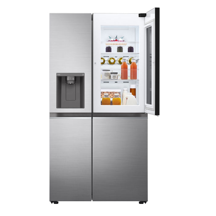 Frigider american LG GSXV80PZLE Oțel inoxidabil (179 x 91 cm)