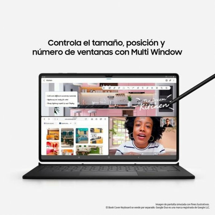 Tabletă Samsung Galaxy Tab S8 Plus 12,4'' 12,4" Qualcomm Snapdragon 8 Gen 1 8 GB RAM 128 GB Negru Argintiu