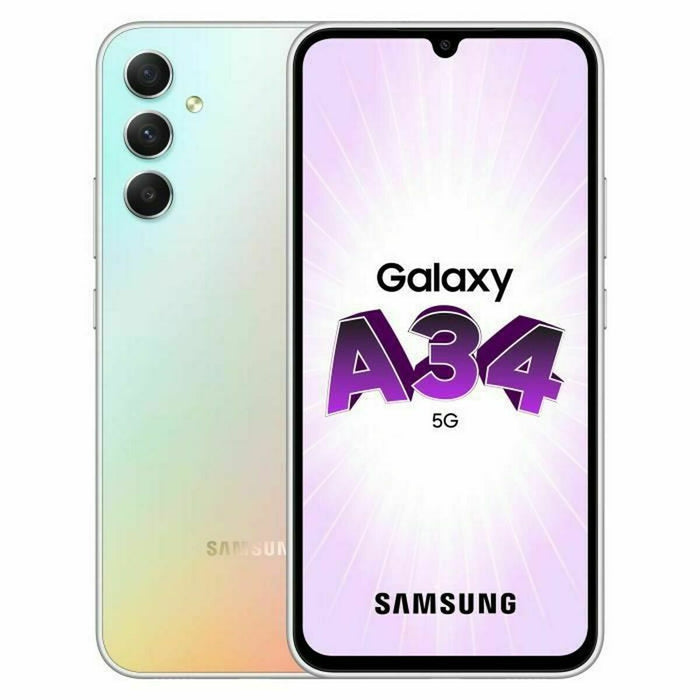 Smartphone Samsung A34 5G 128 GB Argintiu 6 GB RAM 128 GB
