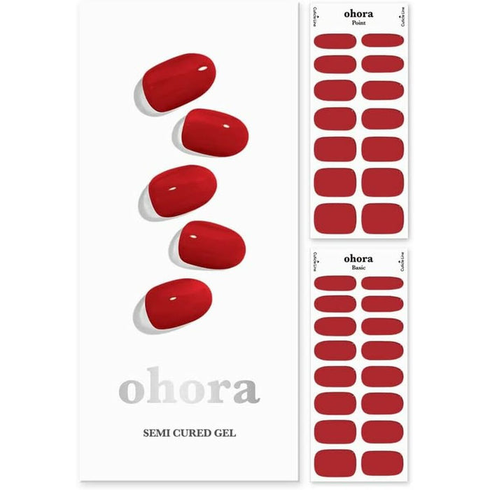 Folii de unghii cu gel Ohora Semi Cured Gel Addict 30 Piese