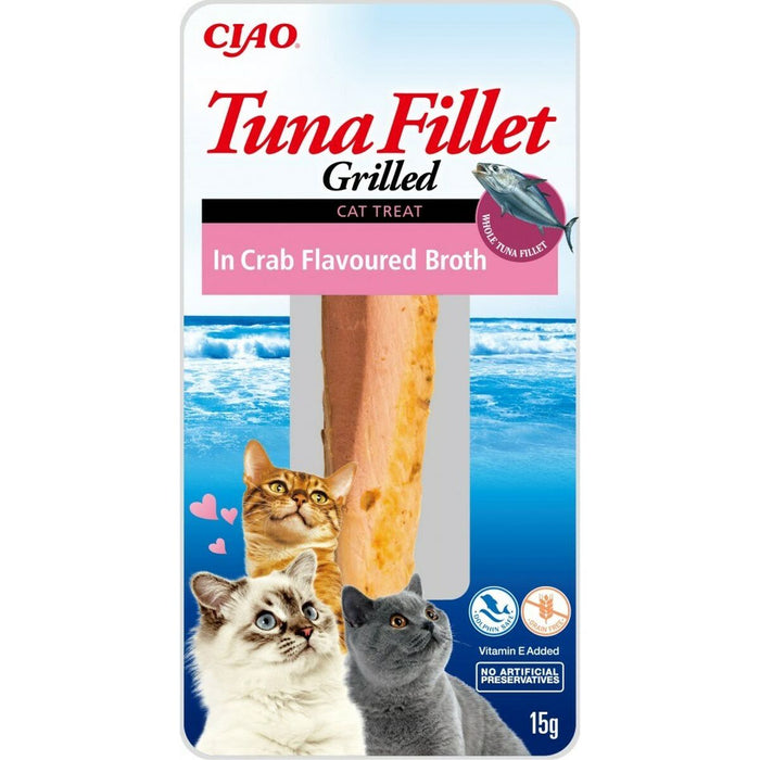 Snack for Cats Inaba Flavoured broth 15 g Crab Ton