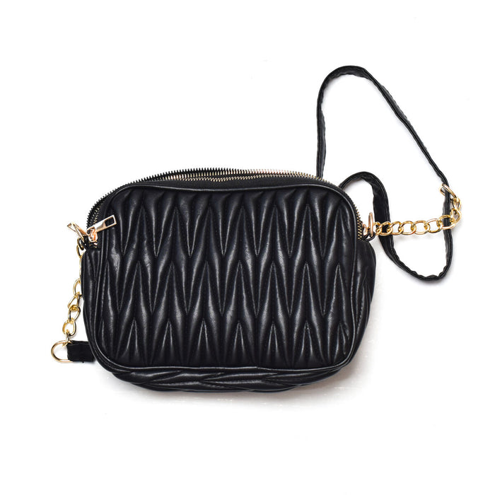 Geantă Damă Madamra 100-SIYAH Negru 21 x 15 x 6 cm