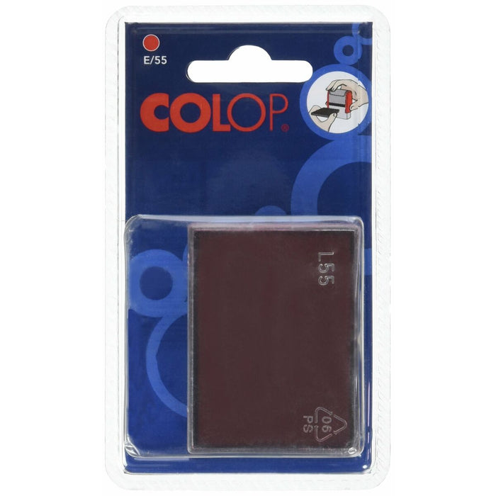 Tampon Colop E/55 Cerneală Roșu 2 Piese