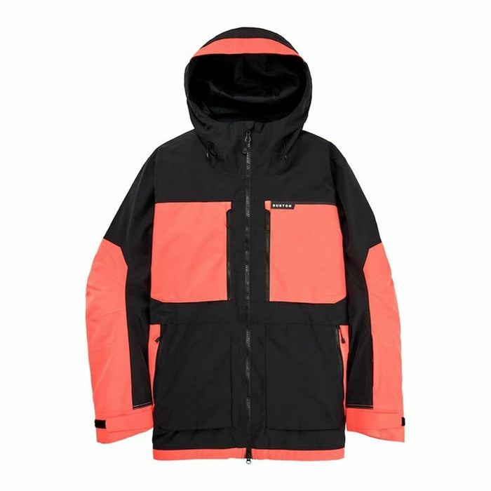 Geaca de ski Burton Frostner Negru Portocaliu Bărbați