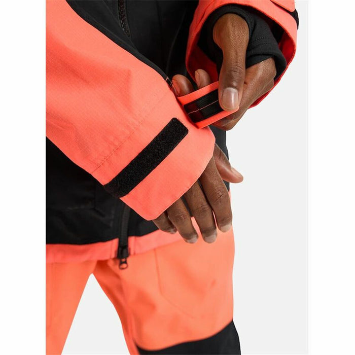 Geaca de ski Burton Frostner Negru Portocaliu Bărbați