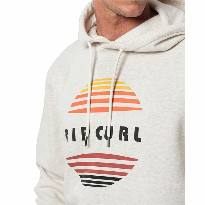Hanorac cu Glugă Bărbați Rip Curl Mama Sunset Alb