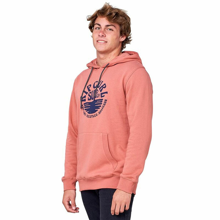 Hanorac cu Glugă Bărbați Rip Curl Essentials 3 Stripes French Terry Somon