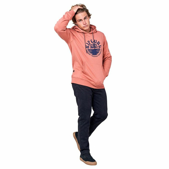 Hanorac cu Glugă Bărbați Rip Curl Essentials 3 Stripes French Terry Somon