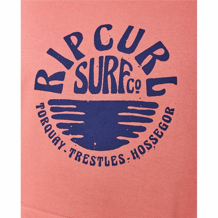 Hanorac cu Glugă Bărbați Rip Curl Essentials 3 Stripes French Terry Somon