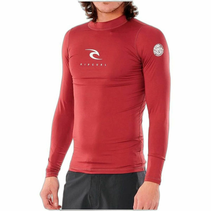 Tricou de baie Rip Curl Corps Roșu Carmin Bărbați