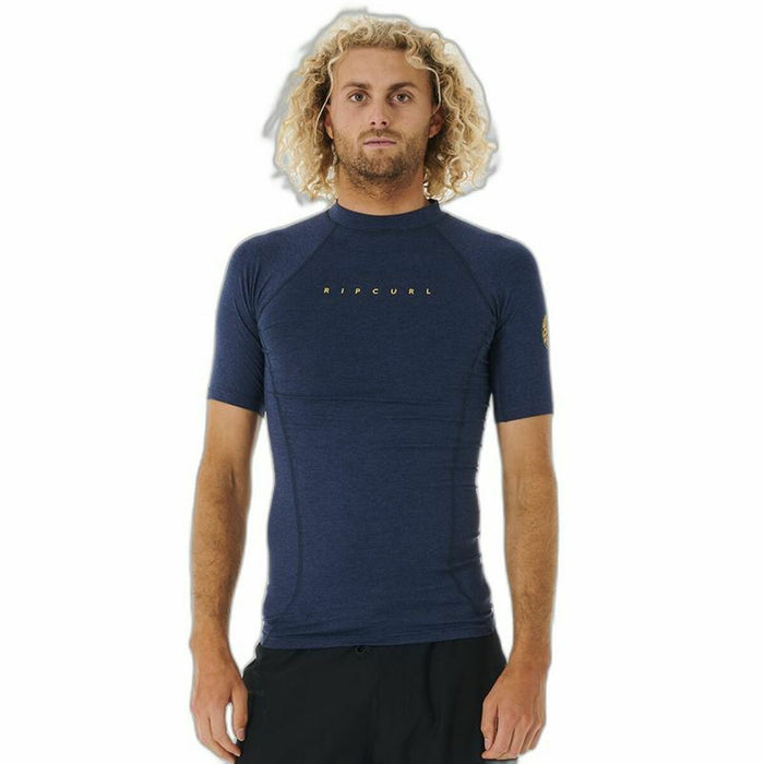 Tricou de baie Rip Curl Dawn Patrol Perf Albastru închis Bărbați