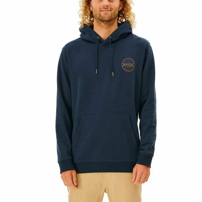Hanorac cu Glugă Bărbați Rip Curl Re Entry Bleumarin