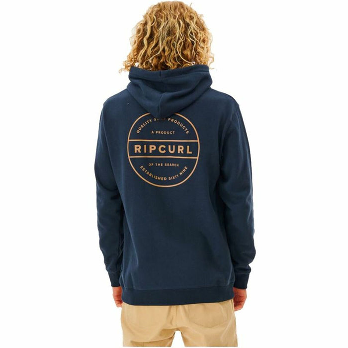 Hanorac cu Glugă Bărbați Rip Curl Re Entry Bleumarin
