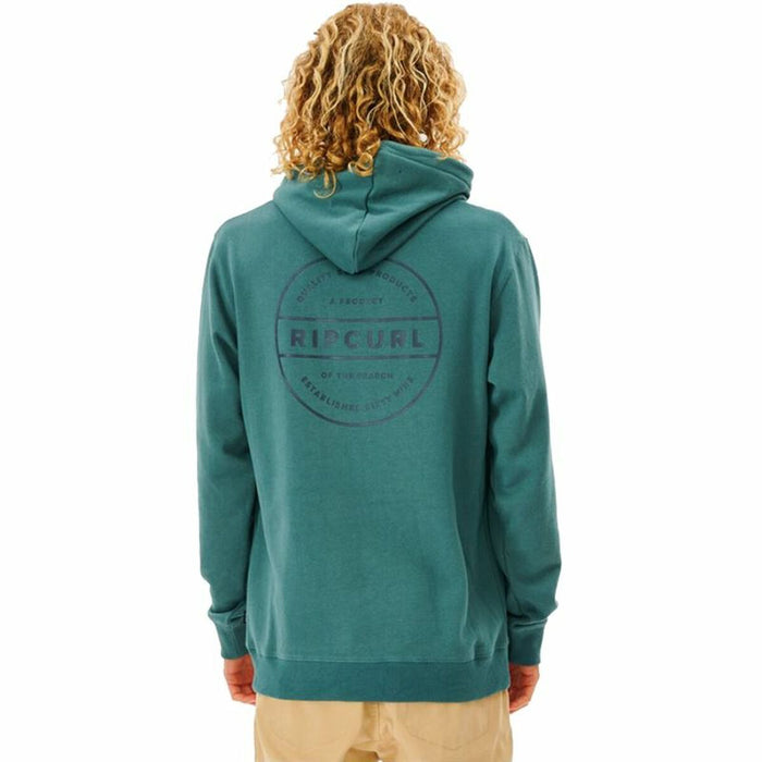 Hanorac cu Glugă Bărbați Rip Curl Re Entry Verde