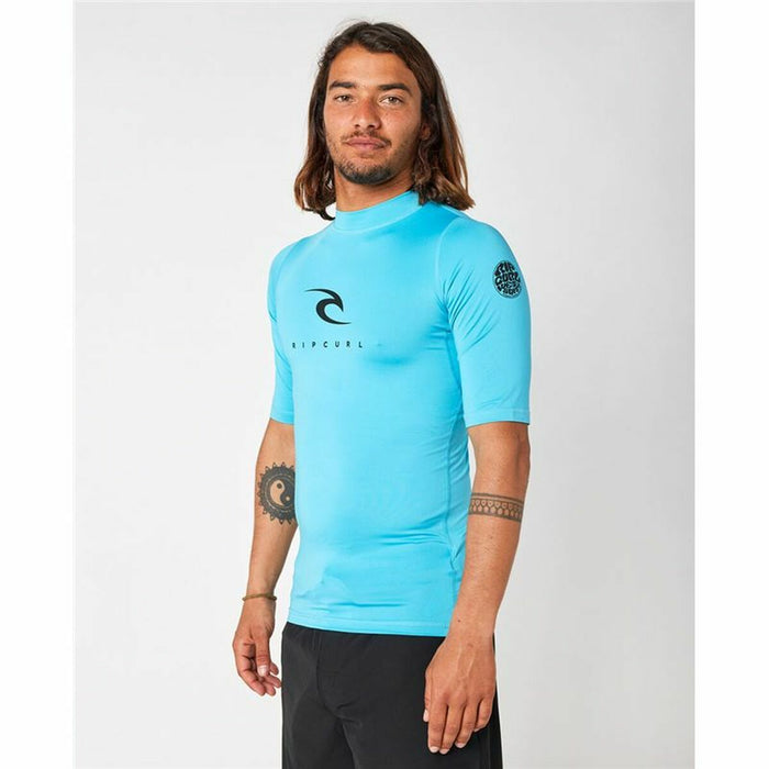 Tricou de baie Rip Curl  Corps Albastru Albastru celest Acvamarin Bărbați