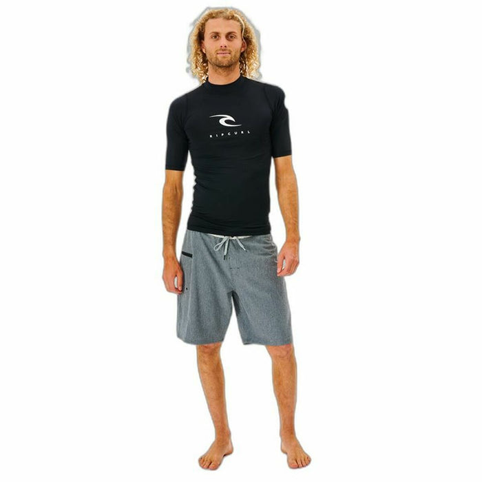 Tricou de baie Rip Curl  Corps Negru Bărbați