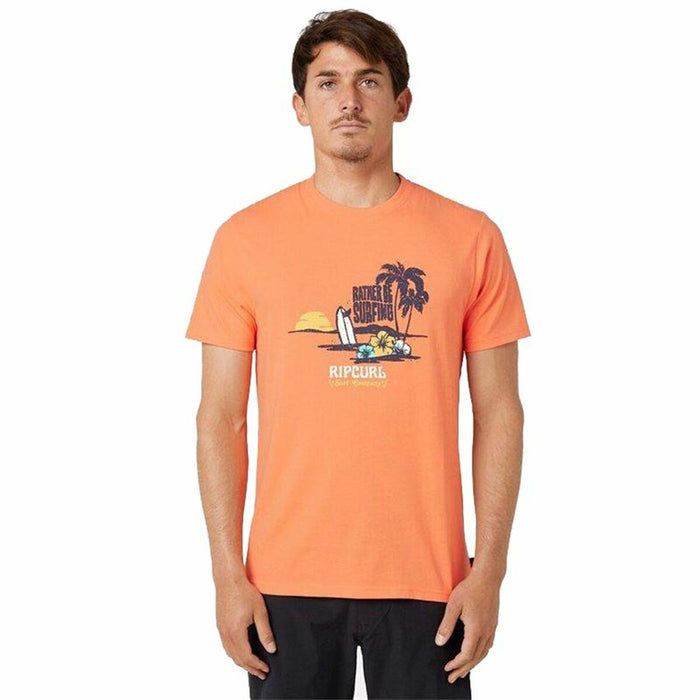 Tricou Rip Curl Framed Portocaliu Bărbați