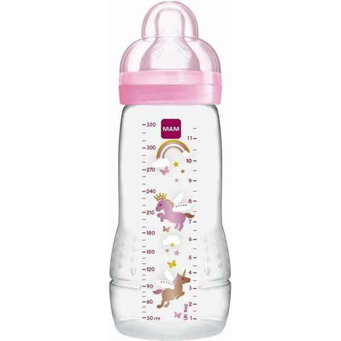 Biberon copil MAM Easy Active 330 ml Roz
