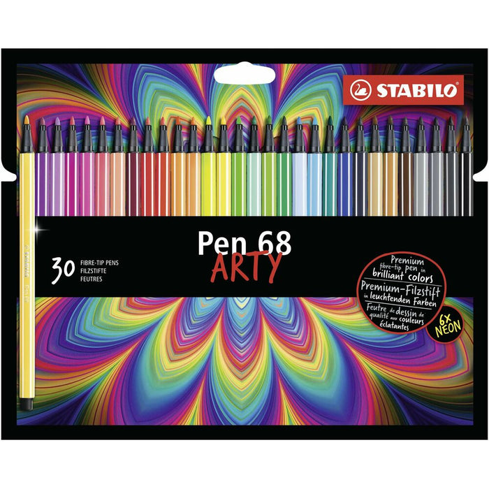 Set de Carioci Stabilo Pen 68 ARTY 1 mm (30 Piese)