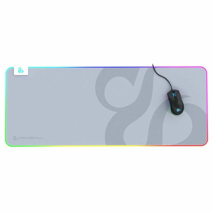 Mouse Optic + Covoraș Gel Newskill Nemesis V2 XL Alb