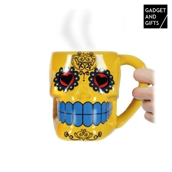 Cană Ceramică Craniu Mexican