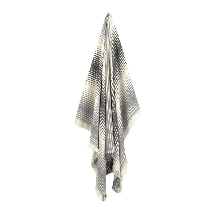 Prosop de Plajă Alexandra House Living Ibiza Gri 125 x 180 cm