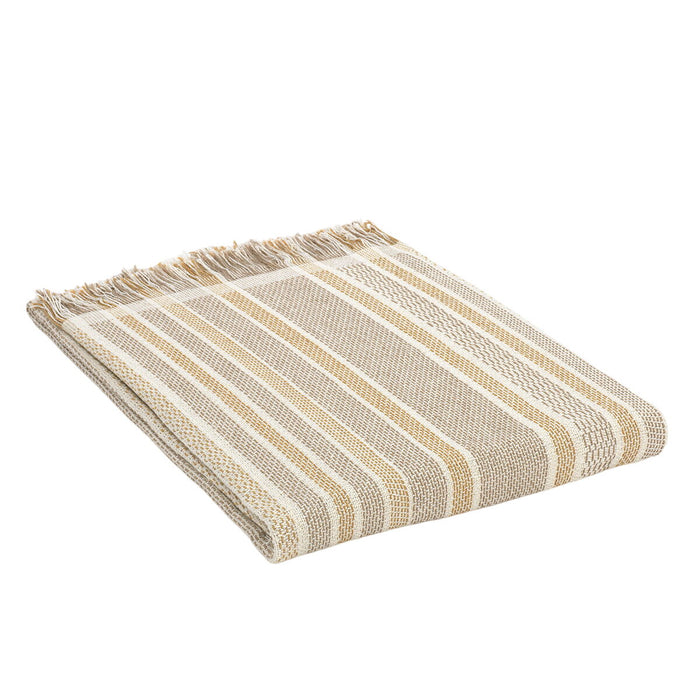 Prosop de Plajă Alexandra House Living Salines Ocru 125 x 180 cm
